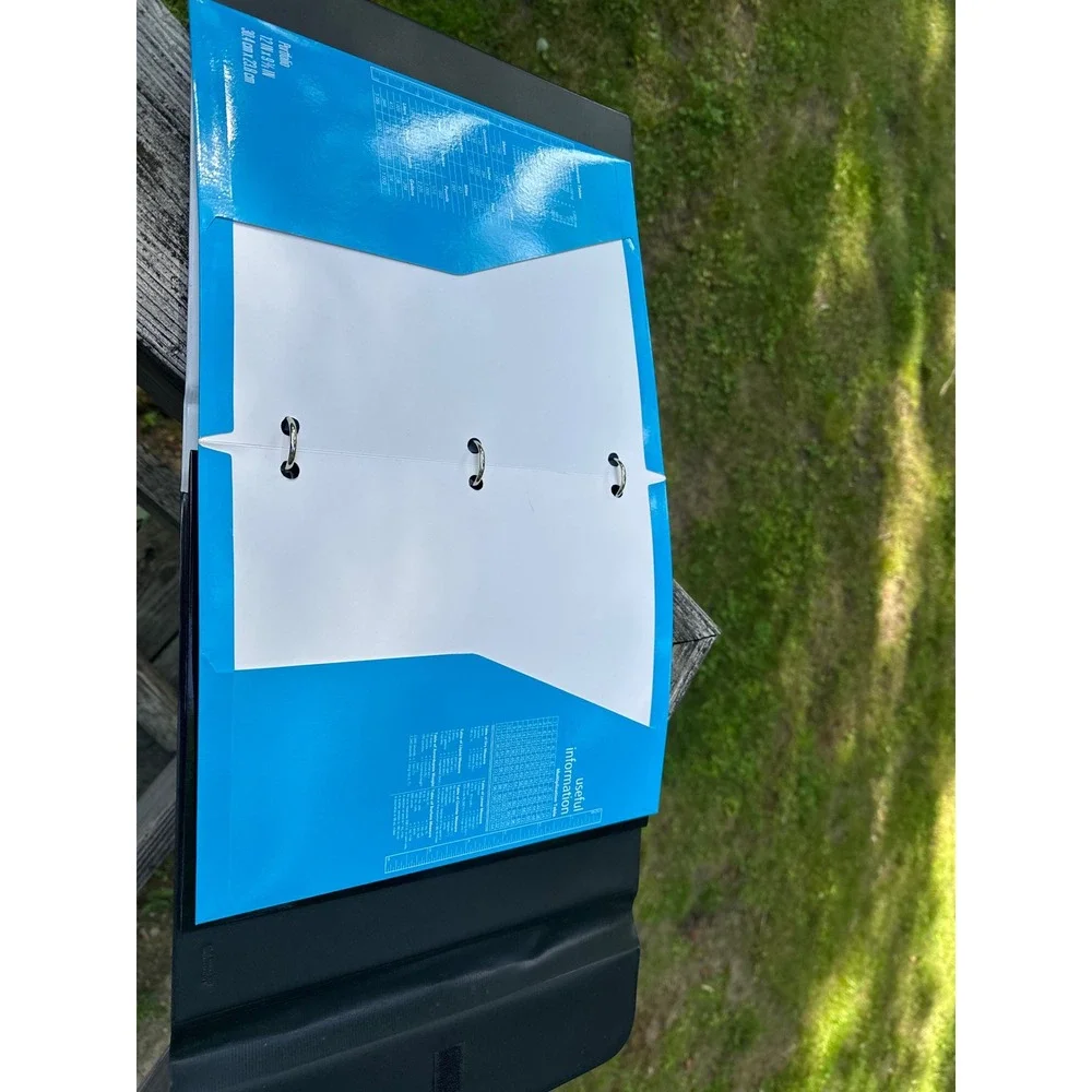 Mead Trapper Keeper Binder Retro 80s Vaporwave Geometric Shapes with Portfolios